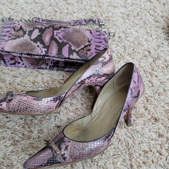 💼 Ann Taylor Leather Purse & Shoe Sets ~ Lovely - Picture 9 of 9